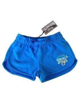 VILEBREQUIN x THE BEACH BOYS Cotton Shorts Girls 4 4T 104cm NEW Blue GIRL NWT